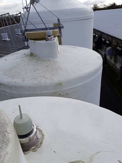 Installation capteur silo d'élevage LNU1000