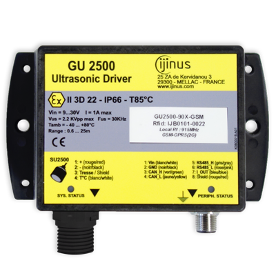 Ultrasonic driver GU – Communicating generators for ultrasonic probes SU