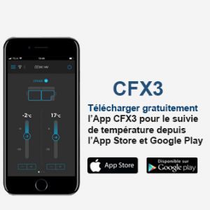 App CFX3 pour la surveillance et controle de température