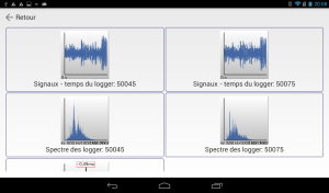 Logiciel Android AZA-OAD Analyse de données